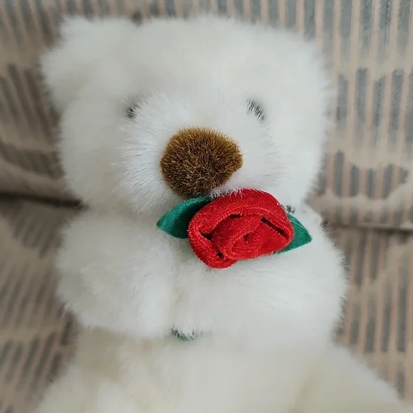 Vintage Russ Berrie Mama & Baby Bear "Creampuff" - Picture 4 of 12